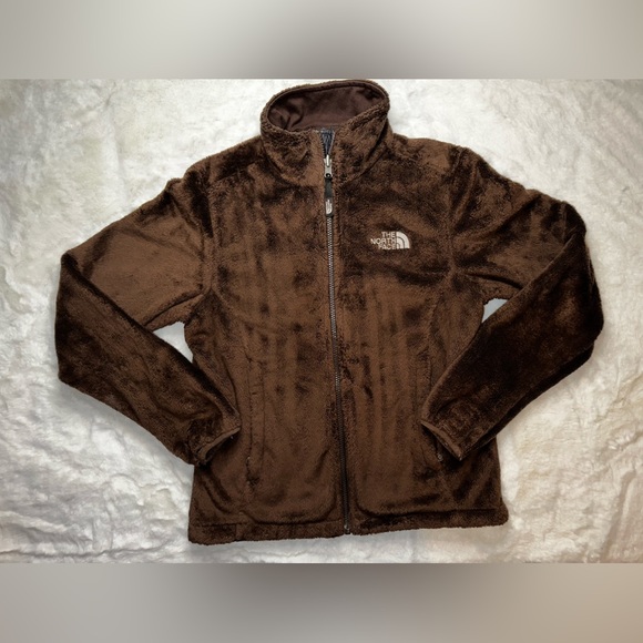 ⭐️ The North Face Osito Fuzzy Fleece Jacket Brown Size XS ⭐️ - Picture 4 of 8